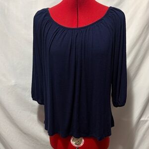 Chic Navy Blouse for Women MM375